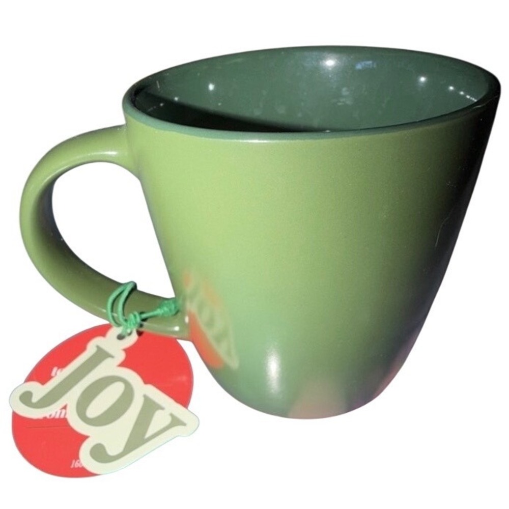 Starbucks Coffee Mug Unisex 11oz‎ Green NEW 2025 Holiday Joy Matte Ceramic Cup - Picture 2 of 4